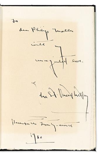 Millay, Edna St. Vincent (1892-1950) Renascence, Signed First Edition in Dust Jacket.